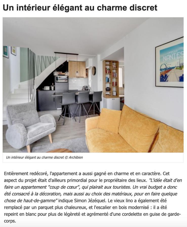 Sublime Duplex Nantes Cathedrale Daire Dış mekan fotoğraf